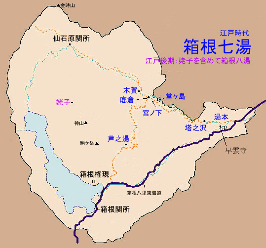 箱根七湯(八湯)
