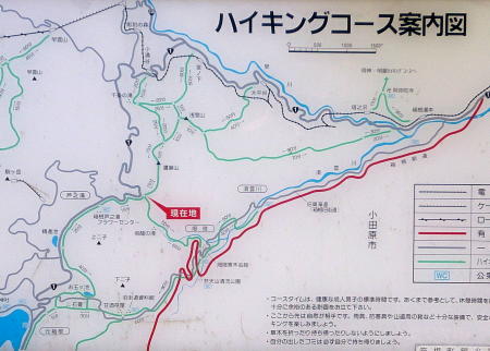 ハイキングコース案内