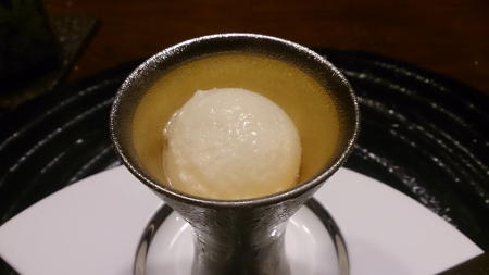 夕食 (部屋食)アイスのような