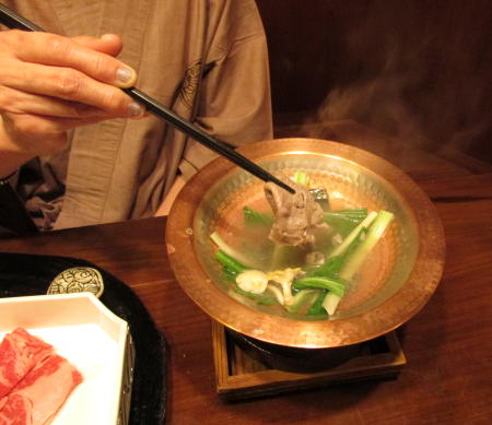 夕食 (部屋食)