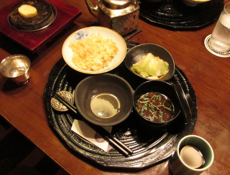夕食 (部屋食)